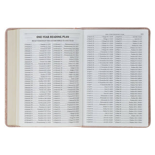 KJV Bible Compact Faux Leather, Pink 2025