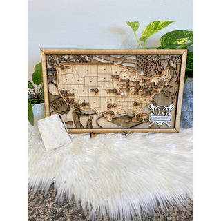 Sports Stadium Tracker Map