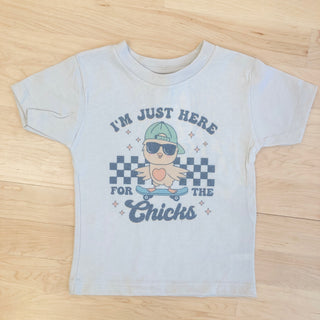 I’m Just Here for the Chicks Kid’s Graphic Tee