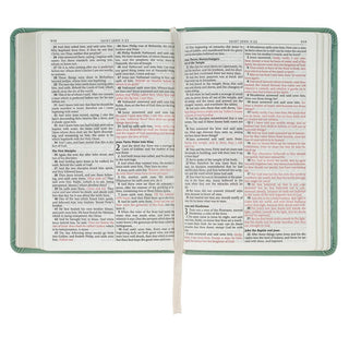 KJV Bible Compact Faux Leather,  Teal