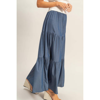Blue Haven Tiered Skirt HY-05