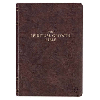 NLT, The Spiritual Growth Bible Faux Leather