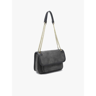 Nola Convertible Suede Crossbody Bag