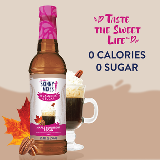 Sugar Free Maple Bourbon Pecan Syrup | Jordan’s Skinny Mixes