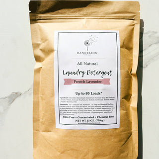 Lavender Laundry Soap | Laundry Detergent Powder | French Lavender | Dandelion Naturals