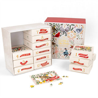 12 Days of Christmas Mini Jigsaw Puzzle Set