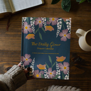 The Daily Grace Prayer Calendar: a 12-month Bible Study Companion for 2025