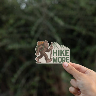 Bigfoot Hike More Sticker