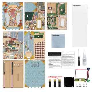 DIY Book Nook Kit | Alice's Adventure | HTQ128