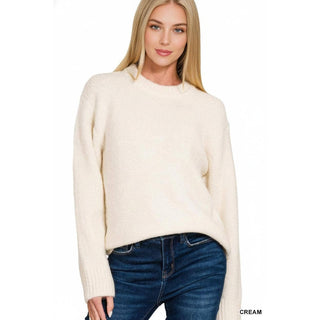 Round Neck Long Sleeve Sweater ZN-40