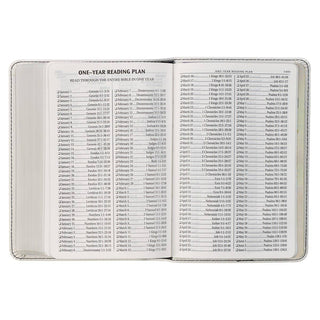 KJV Compact Bible Large Print | Faux Leather | White | CG-07