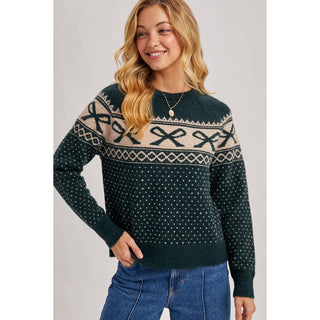 Holiday Bow Sweater | BI-33