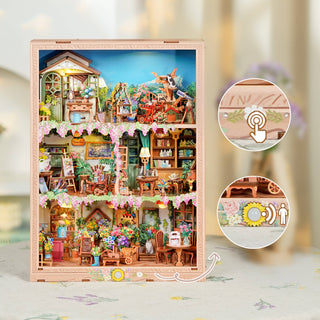 DIY 3D Puzzle Kit: Blossom Time w/ Dust Cover