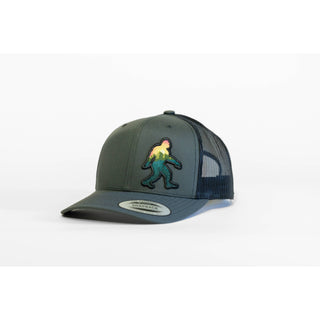 Adventure Sasquatch Trucker Hat | Charcoal/Black | SQ-01
