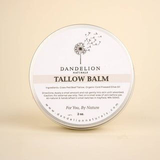 Tallow Balm | Tallow Skin Care | Tallow Face Cream | Tallow | Dandelion Naturals