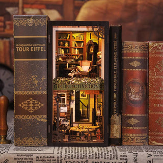 DIY Book Nook Kit: Rose Detective Agency with Dust Cover