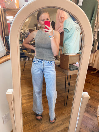 Willow Wash Wide Leg Denim Jeans | Light Wash | ZN-62