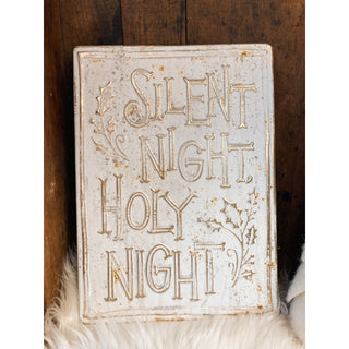 Silent Night, Holy Night Christmas Sign