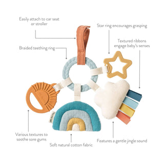Bitzy Busy Ring™ Teething Activity Toy | Itzy Bitzy