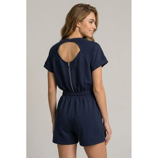 Midnight Muse Back Cut-out Romper | DR-20