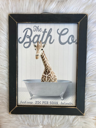 The Bath Co Tub Animal Signs JM-71