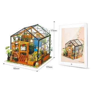 Rolife Miniature Cathy's Flower House 3D Wooden Puzzle