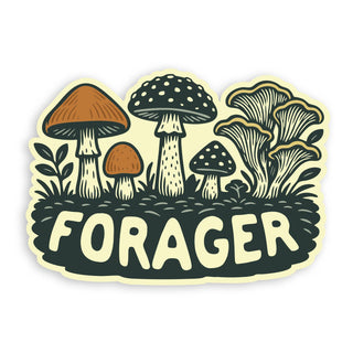 Forager | Waterproof Mushroom Sticker