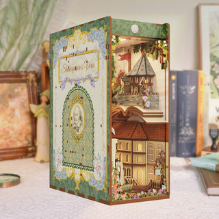 DIY Book Nook Kit | Shakespeare's Verse with Dust Cover | TQ129