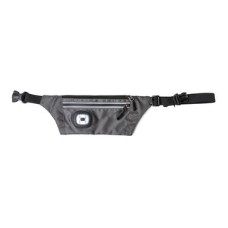 Night Scope Sling Bag with Reflective Zippers Open Stock