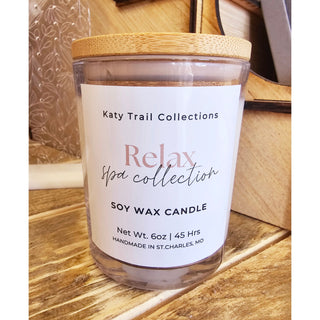 Relax Soy Candle Lavender Vanilla