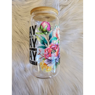 16oz 3D Decal Glass Tumblers