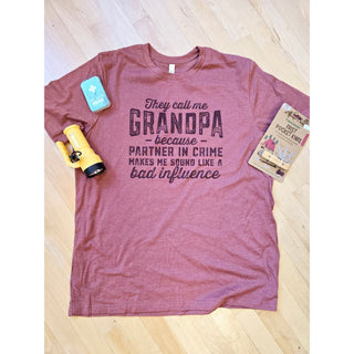 They Call Me Grandpa Graphic Short-Sleeved Tee KT-10