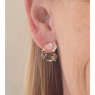 Smoky Clear Earrings - Ulla