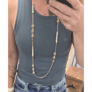 Chase Long Gold Necklace