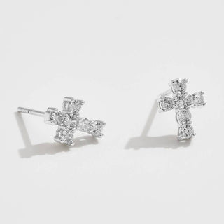 Tiny Faith Sparkle Studs | SS-12