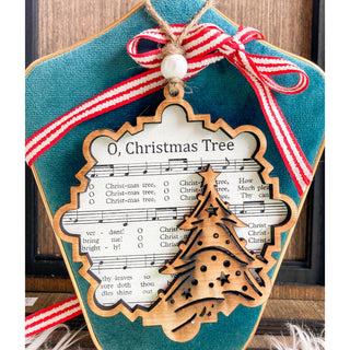 O, Christmas Tree | Wooden Ornament | KT-125