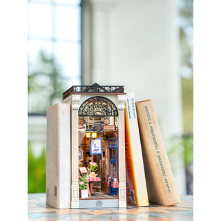 DIY Book Nook Kit: Paris Arcade Date with Dust Cover | Hands Craft | TGB10