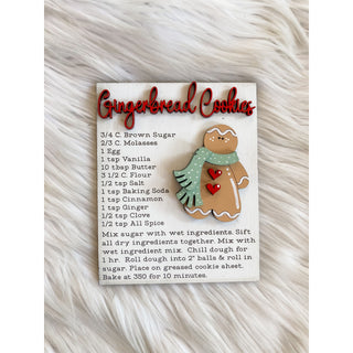 Victorian Gingerbread Christmas Tiles | Handmade Christmas Decor | KT-358
