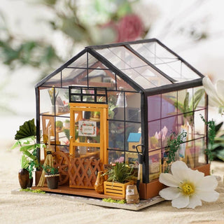 Rolife Miniature Cathy's Flower House 3D Wooden Puzzle