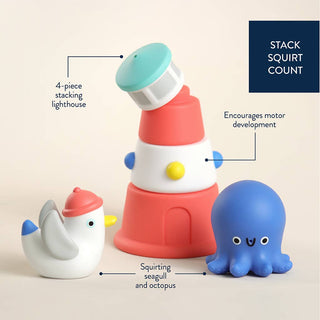 Itzy Stack & Squirt™ – Anchors Aweigh Bath Toy