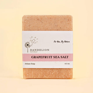 Grapefruit Sea Salt Bar Soap | Natural Soap | Mothers Day