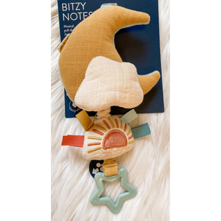 Bitzy Notes Moon Musical Pull Down Toy