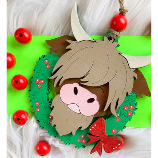 Wooden Cow | Wooden Ornament | KT-130