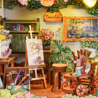 DIY 3D Puzzle Kit: Blossom Time w/ Dust Cover