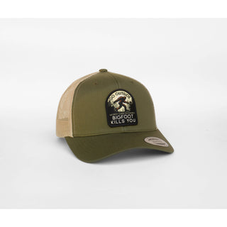Go Outside Bigfoot Kills You | Trucker Hat | SQ-03