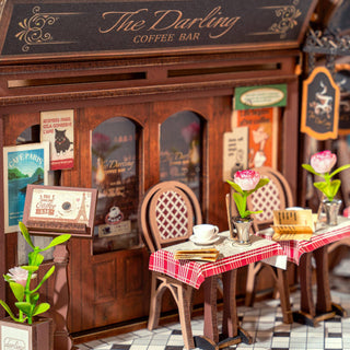 DIY Book Nook Kit: Paris Arcade Date with Dust Cover | Hands Craft | TGB10