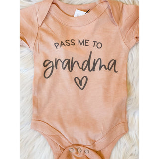 Pass Me to Grandma | Kids Graphic Onesie | KT-62