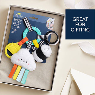Bitzy Busy Ring™ Teething Activity Toy | Itzy Bitzy