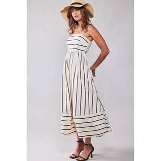 Wildflower Striped Maxi Dress UD-35