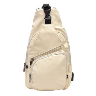 Milan Anti-theft Day Pack Large: Cream